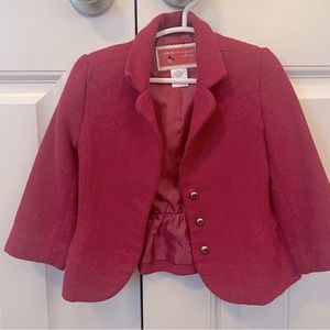 Janie and Jack Girls Peplum Coat 12-24M